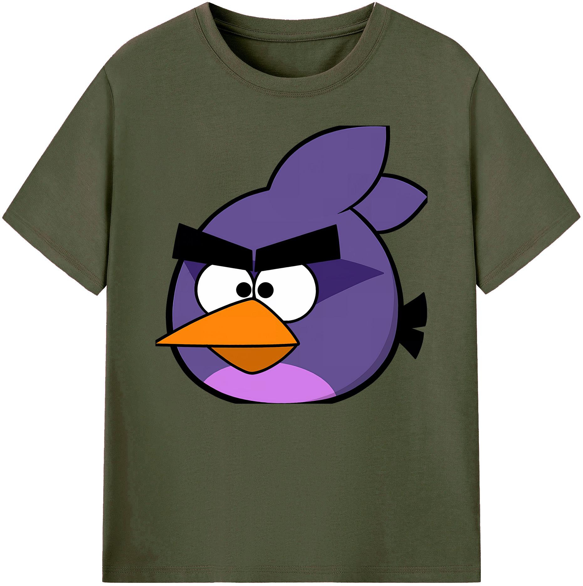 （画像用） Angry Birds アングリーバード 綿100％ メンズ半袖Tシャツ｜肌触りやわらか＆通気性